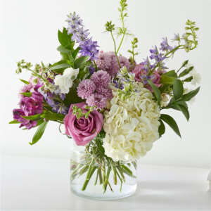 Lavender Haze Bouquet, Colorful bouquet of fresh flowers.