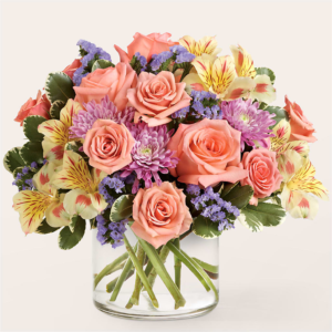 Pastel Confection Bouquet, Colorful bouquet of mixed flowers.