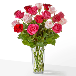 Poetic Rose Bouquet, Colorful bouquet of assorted roses