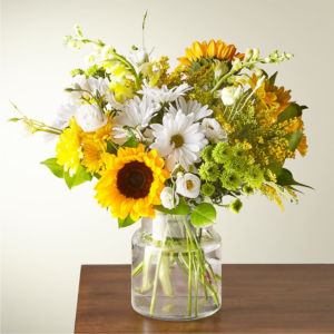 Sunny Day Bouquet, Colorful bouquet of fresh flowers.