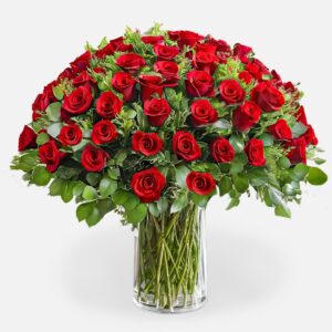 100 Red Rose Bouquet – Luxury Arrangement