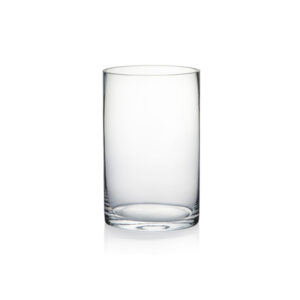 Cylinder Glass Vase, – 5 x 8