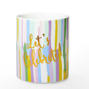 Ceramic Let's Celebrate Vase | Florist Marketplace