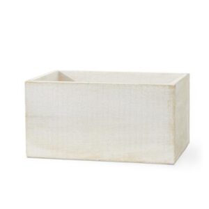 Whitewash Wooden Box, Florist Marketplace, Irvine, Lake Forest, Orange County