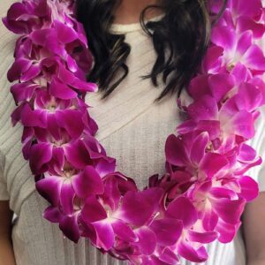 Bombay Orchid Lei Double Bloom_Florist Marketplace_Irvine_Orange County