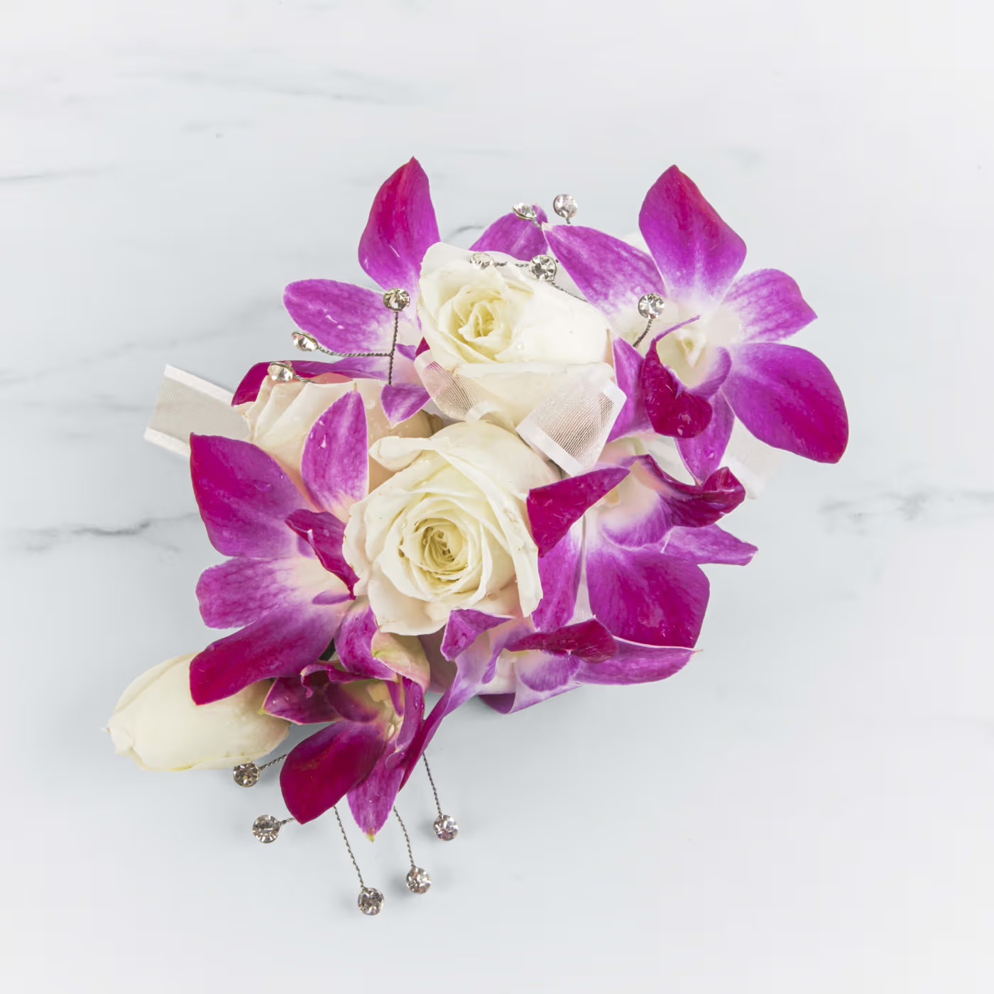 Orchid Corsage by BloomNation_Florist Marketplace_Orange County