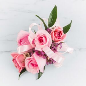 Pink Rose Corsage by BloomNation_Florist Marketplace_Orange County